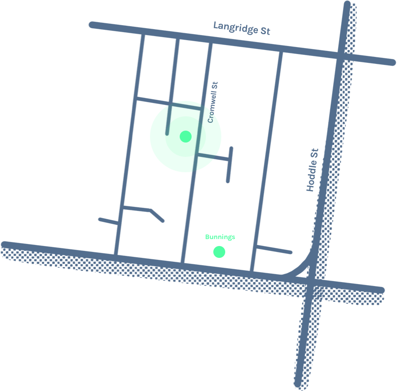 Map of Melbourne office