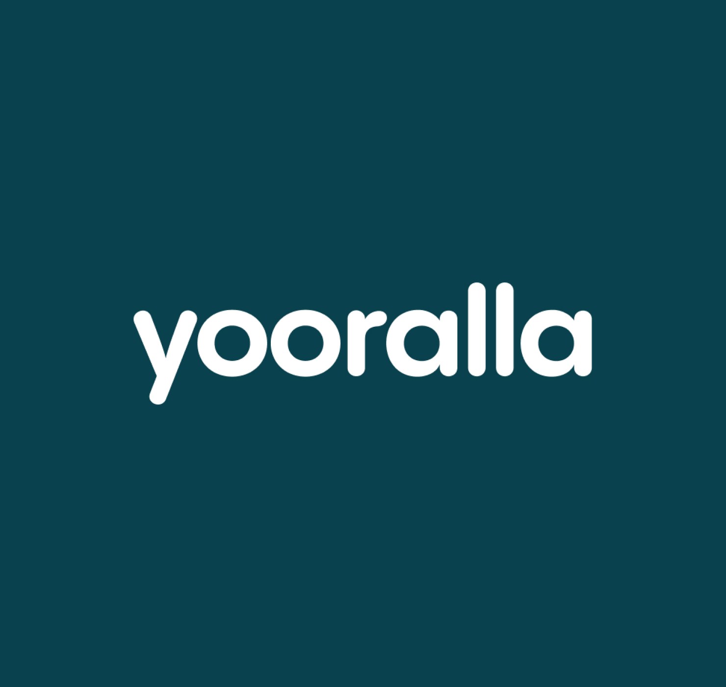 Yooralla disability services brand mark on a teal background