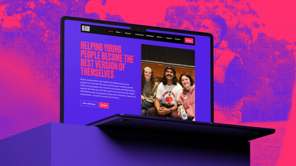 Reach Foundation Webflow website case study cover